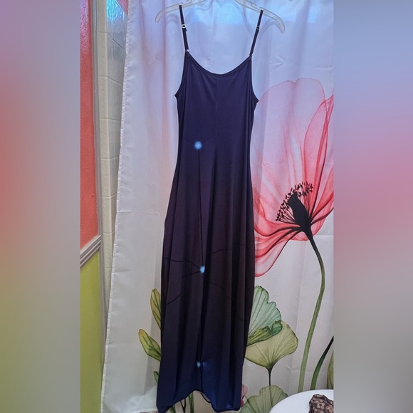 Purple And Blue Ombre Diamond Cami Dress With Pockets Size S - Picture 4 of 9